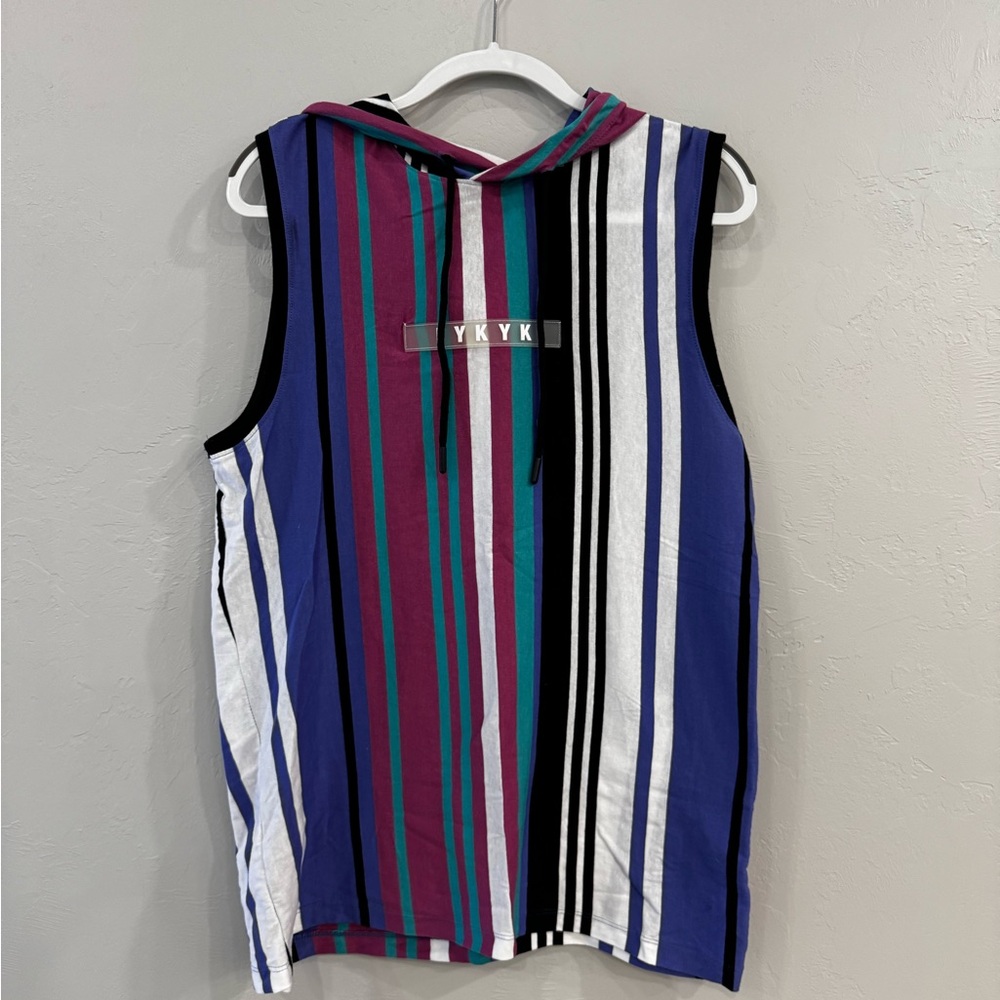 VYKYK Men's Striped Tank Top - Multicolor